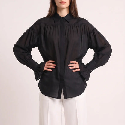 Sorrento Balloon Sleeve Blouse