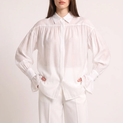Sorrento Balloon Sleeve Blouse